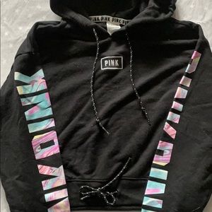 VS a pink sweatshirt